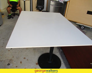 White Tabletop Boardroom Table 2100 x 1510 mm
