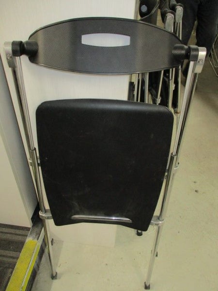 Foldable Chair Easy Folding Reception Chair Black