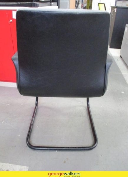 1x Reception Chair blue/grey