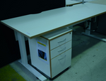 Executive Desk White Multi-Monitor Ergo Solutions