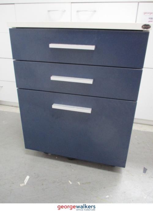 PR5059 - Blue Ward Mobile Drawers - George Walkers Office Furniture Megastore