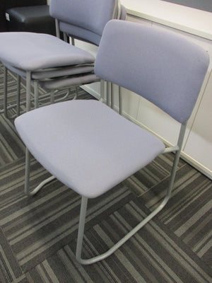 Reception Chair Stackable Chair Grey