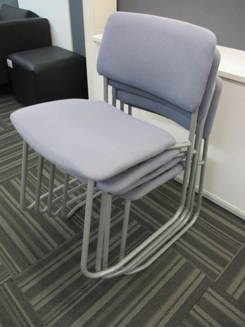 Reception Chair Stackable Chair Grey