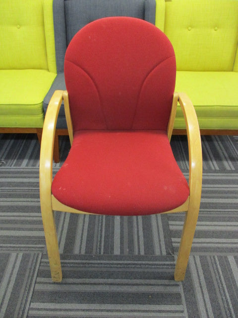 Single Seater Arm Chair Red