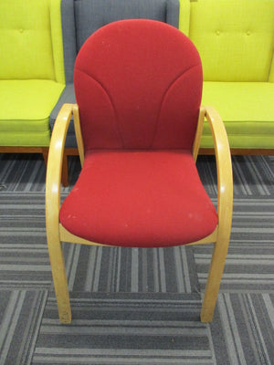 Single Seater Arm Chair Red